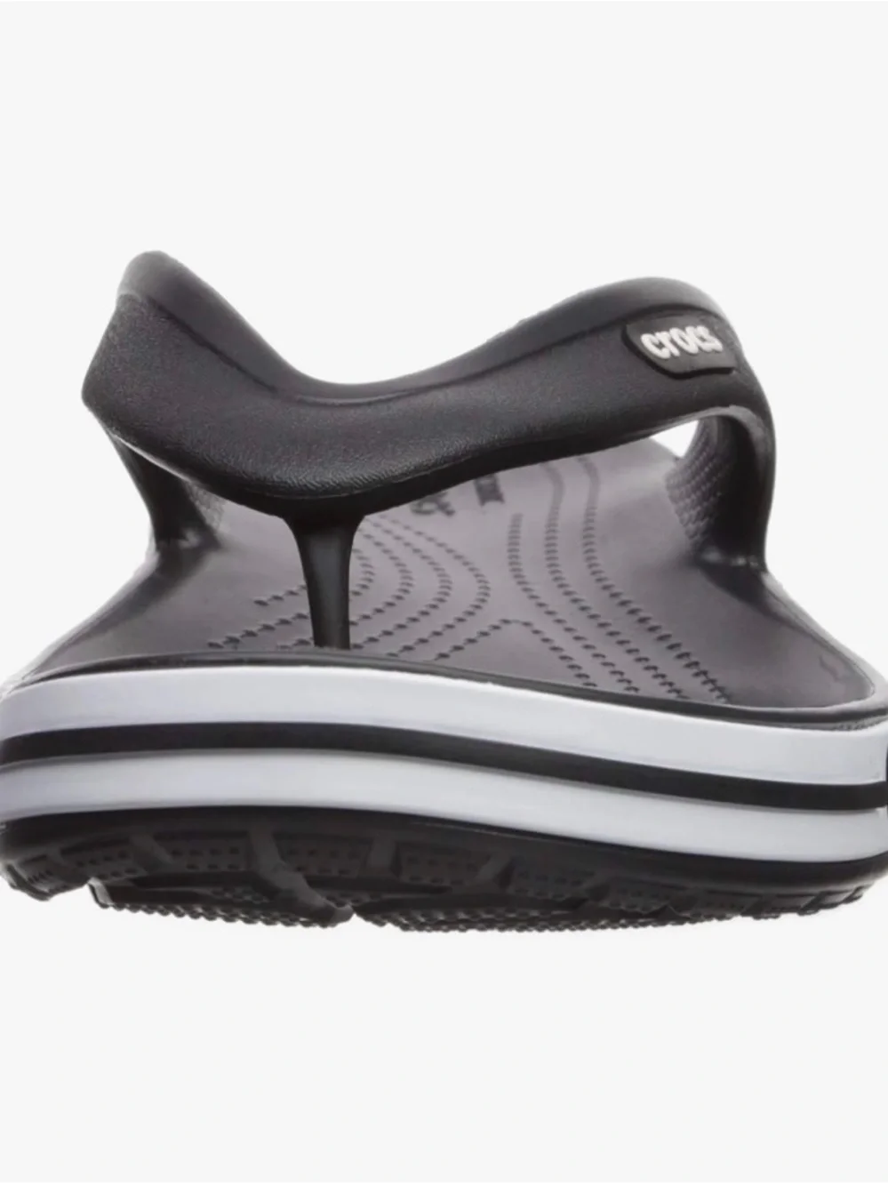 Crocs Bayaband Flip Flop Sandals -
Black & White | Size 8 NWT - Picture 8 of 11